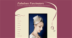 Desktop Screenshot of fabulous-fascinators.co.uk
